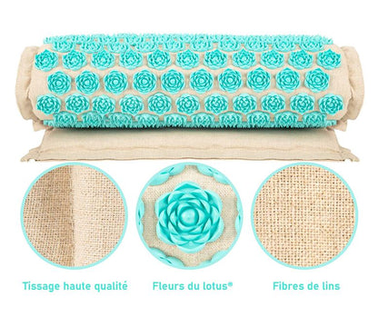 Tapis d'Acupression Champ de Fleurs Acuva™ - Détente Naturelle et Soulagement Immédiat