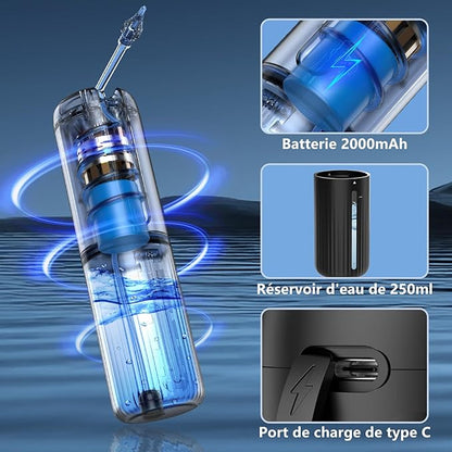 Nettoyeur Électrique Étanche 4 Modes - Anti-Cérumen